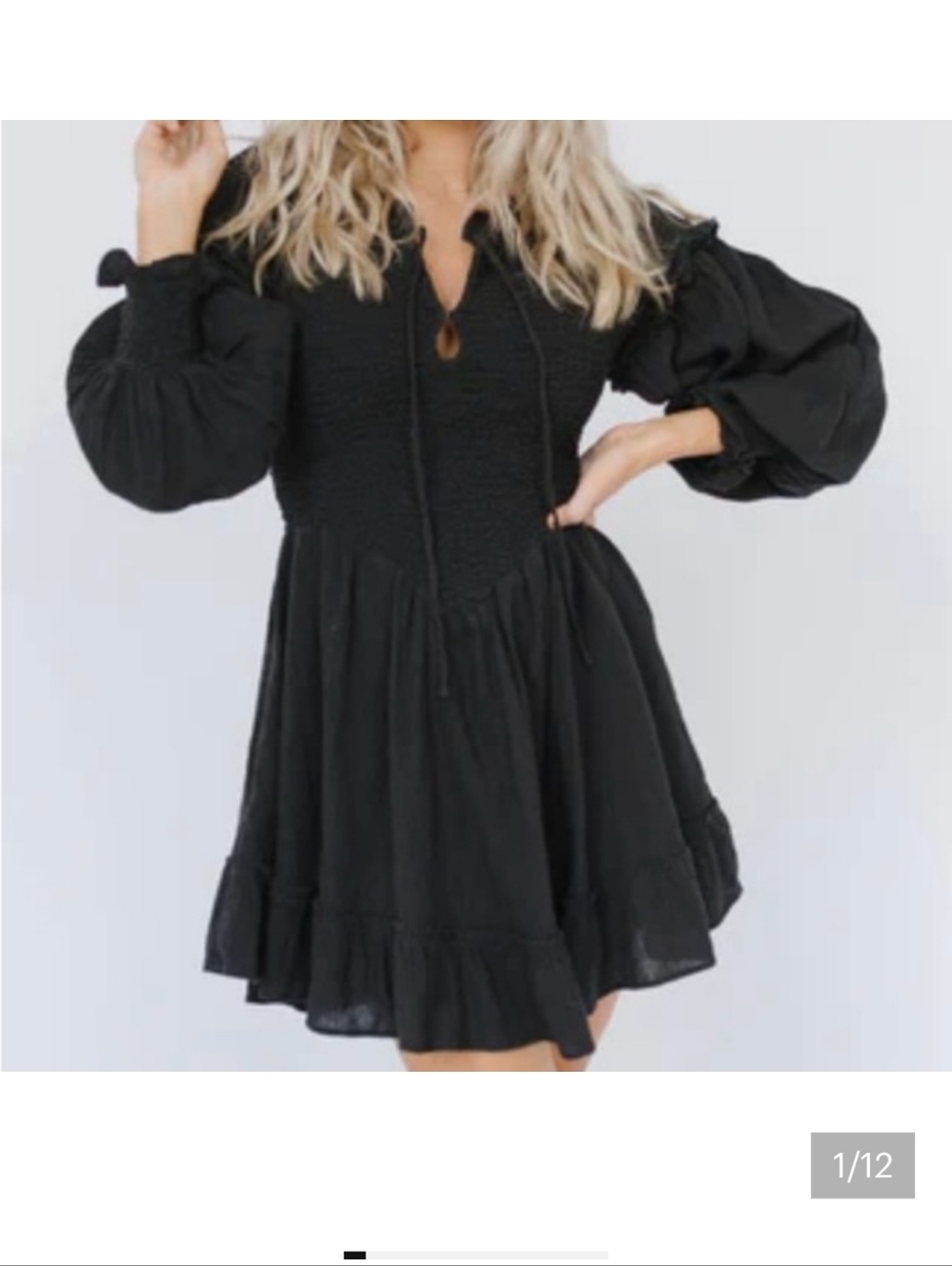 ISO Free People Kiss And Tell Mini Dress
